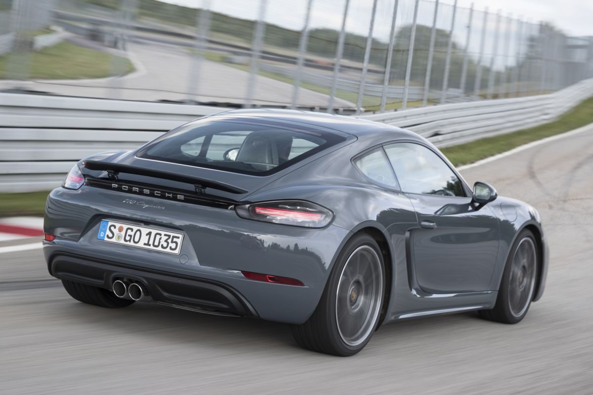 Porsche 718 Cayman · Gri — görsel 4